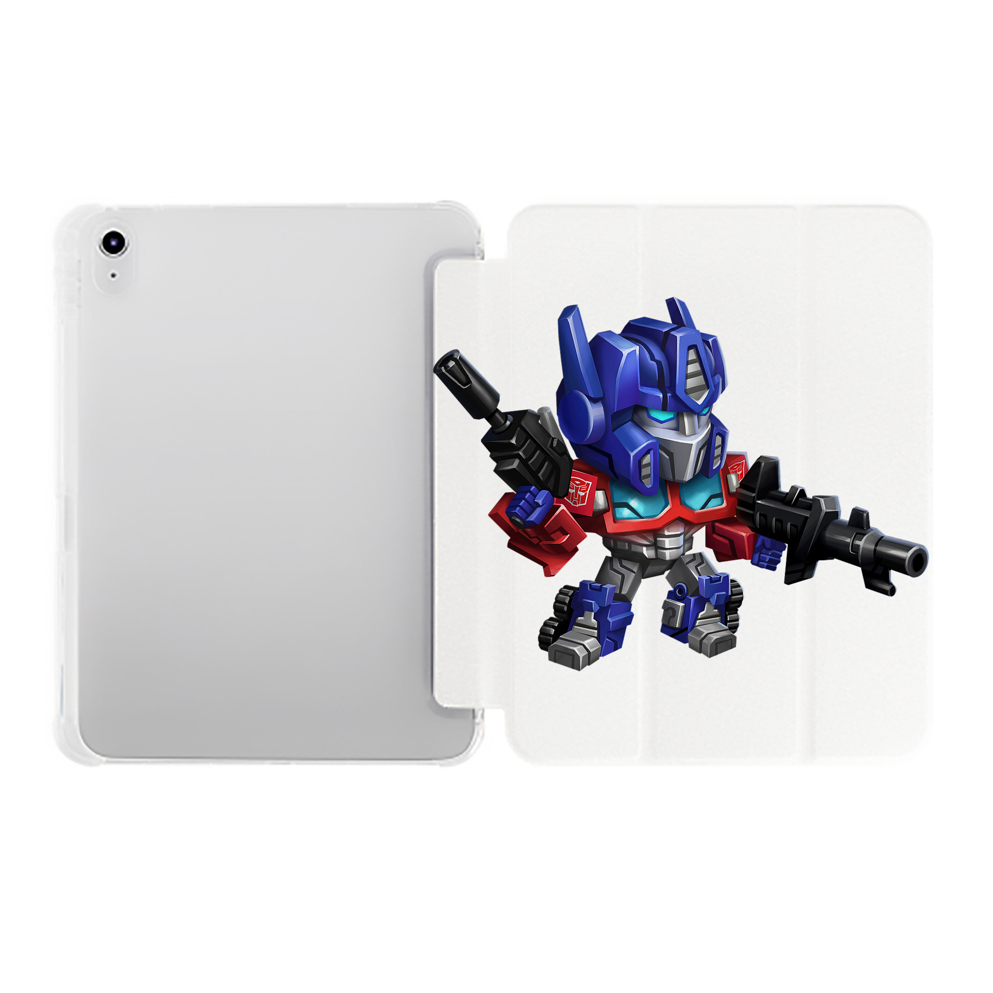 （画像用）  IPad ケース ペン収納付き 三つ折りスタンド PUレザー×シリコン 対応機種9.5/10.5/10.9インチ